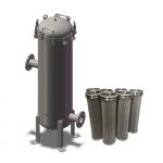 25-350 Mircon Micron Rating Bagho Filter Cages with Filter Bag Capacity of 3000L/Hour for sale