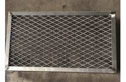 China Wire Mesh Mist Eliminator Expanded Mesh Grids Custom Made 550mm * 300mm supplier
