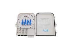 China 8 Port IP66 FTTH Fiber Distribution Box Wall Mounted supplier