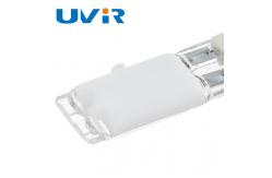 China Customized White Coating Quartz Infrared Heaters Element 11x23mm Time Saving supplier