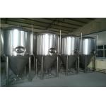 Argon Arc Welded Stainless Steel Beer Container , Conical Fermentation Tank