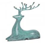410x270mm Metal Tabletop Deer Statues For Home Decor for sale