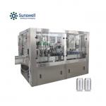 SS316L Aluminum Beverage Can Filling Machine 415V Juice Rotary Canning for sale
