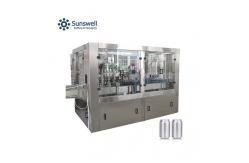 China SS316L Aluminum Beverage Can Filling Machine 415V Juice Rotary Canning supplier