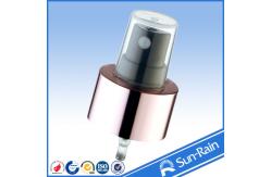 China 20 / 410 Plastic Aluminium perfume atomizer sprayer black lotion pump supplier