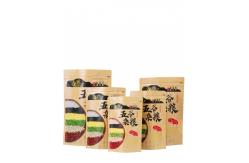 China Custom Printed Kraft Paper Grocery Bags With Matte Or Glossy Finish supplier