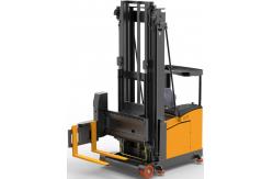 China 1500kg 3300lbs 1.5Ton Electric Lift Stacker Reach Truck Adjustable Steering Wheel supplier