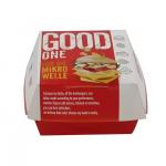 Customized Fast Food Takeaway Packaging Box for Hamburger and French Fries for sale