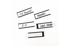 China Plastic C Channel Magnetic Label Holder Multipurpose For Cabinet Locker supplier