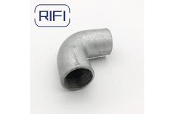China 20mm 25mm Solid Elbow GI Conduit Fittings Electrical Conduit System  With Galvanized Steel supplier
