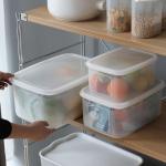 15.5L 9.6L 5.2L Fridge Freezer Storage Boxes Plastic Kitchen Organizer for sale