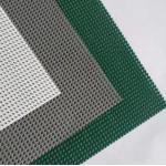White Black Yellow 100m/R PVC Coated Polyester Mesh Fabric Antistatic for sale