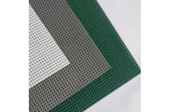 China White Black Yellow 100m/R PVC Coated Polyester Mesh Fabric Antistatic supplier