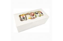 China Customized White Paperboard Food Container Paper Box With UV Coating And Vanishing supplier