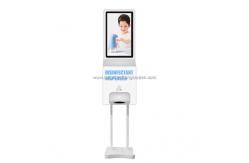 China 21.5 Inch LCD Video Kiosk With Hand Sanitizer Dispenser supplier