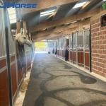 Hot Dip Galvanized European Horse Stalls Light Steel Frame Outdoor for sale