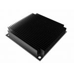 6005 Black Anodized Extruded Heat Sink Profiles For Audio Equipment