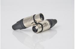 China Low Frequency 3 Pin Female Plug XLR Audio Cable Connectors Neutrik Style supplier