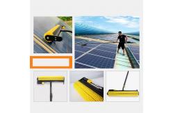 China 7.5m Nylon Solar Panel Cleaning Rotating Brush With Telescopic Pole Roller supplier