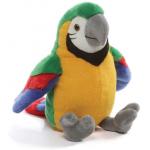 Simulation Macaw Plush Toy With Polyester Fiber Stuffed for sale