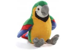 China Simulation Macaw Plush Toy With Polyester Fiber Stuffed supplier