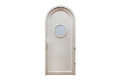 China Customized Powder Coating Aluminium Hinged Casement Doors Cambered roof supplier