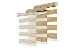 China Outdoor Shade Windows Day And Night Sunscreen Zebra Fabric Roll supplier