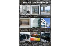 China 16mil Ultra Thick Window Protection Film 5% 20% 35% VLT UV99% Safety Layer supplier