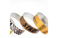 China Custom Glitter Party Wristbands for Events Silver Gold Unisex supplier