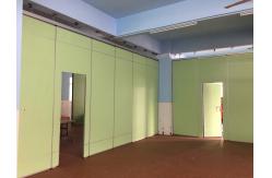 China Floor To Ceiling Office Sliding Partition Wall Removable Track And Wheels supplier