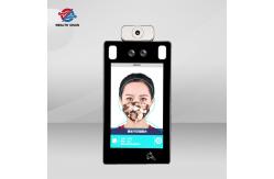 China 8 Inch Contactless Face Recognition Temperature Kiosk , Face Temperature Scanner supplier