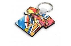 China T Shirt Car Keychain Dye Sublimation Blanks Thermal Transfer Printing supplier
