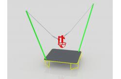 China Rope Mobile Inflatable Jump Park Children Bungee Trampoline Jumping supplier