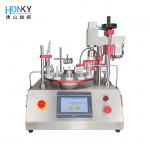 GMP Workshop Using Desktop Vial Filling Capping Machine With Servo Capping Head For Lab Small Batch Manufacturing for sale
