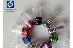 China Red Cylindrical Empty Capsule Bottles 13mm Plastic supplier