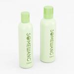 China PET Shampoo Conditioner Bottles Green Empty Mouthwash Bottles Oval manufacturer