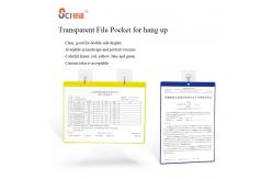 China Transparent PVC Wall Mounted Document Holder Magnetic Pocket Folders PH01 Dustproof supplier