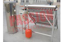 China Slant Roof Split Solar Water Heater System Double Stainless Steel Coils supplier