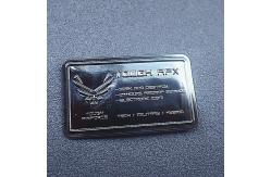 China TPU 3D Printed Clothing Labels Patches with Embossed Brand Name Logo supplier