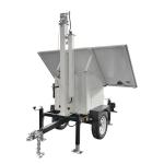 Construction Sites Security Portable Solar Trailer  Customized for sale