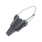 Black 2 Wires Insulating Dead End Clamp Wedeg Shaped for sale