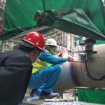 Large Size Pipeline Orbital Welding Machine with PLC Control