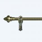 35mm Curtain Rod Set Windows Accessories with big strong bracket for sale