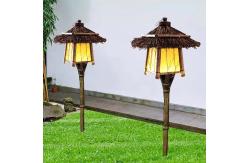 China IP65 Outdoor Lamp Solar Garden Street Light Chandelier With Pole And Battery supplier
