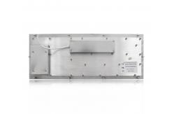 China 105 Keys Industrial Membrane Keyboard With Integrated Numeric Keypad Russia Layout supplier
