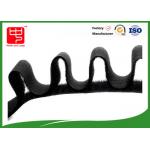 20mm Black Hook And Loop Tape Self Adhesive Silk Printing Logo for sale