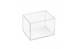 China Custom Printed Clear Acrylic Boxes Acrylic containers with Lid supplier