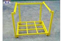 China Powder Coated Steel Stacking Racks , Warehouse Stackable Pallet Racks For Wheat supplier