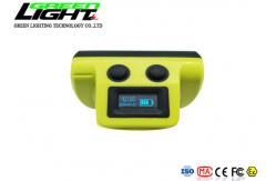 China IP68 18000LUX 6800mAh Rechargeable Mining Cap Lamps high illuminous, wire and wireless available supplier