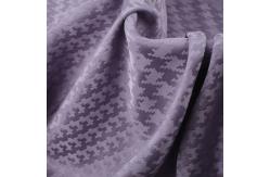 China Soft Smooth Houndstooth Jacquard Fabric Viscose Rayon Fabric supplier
